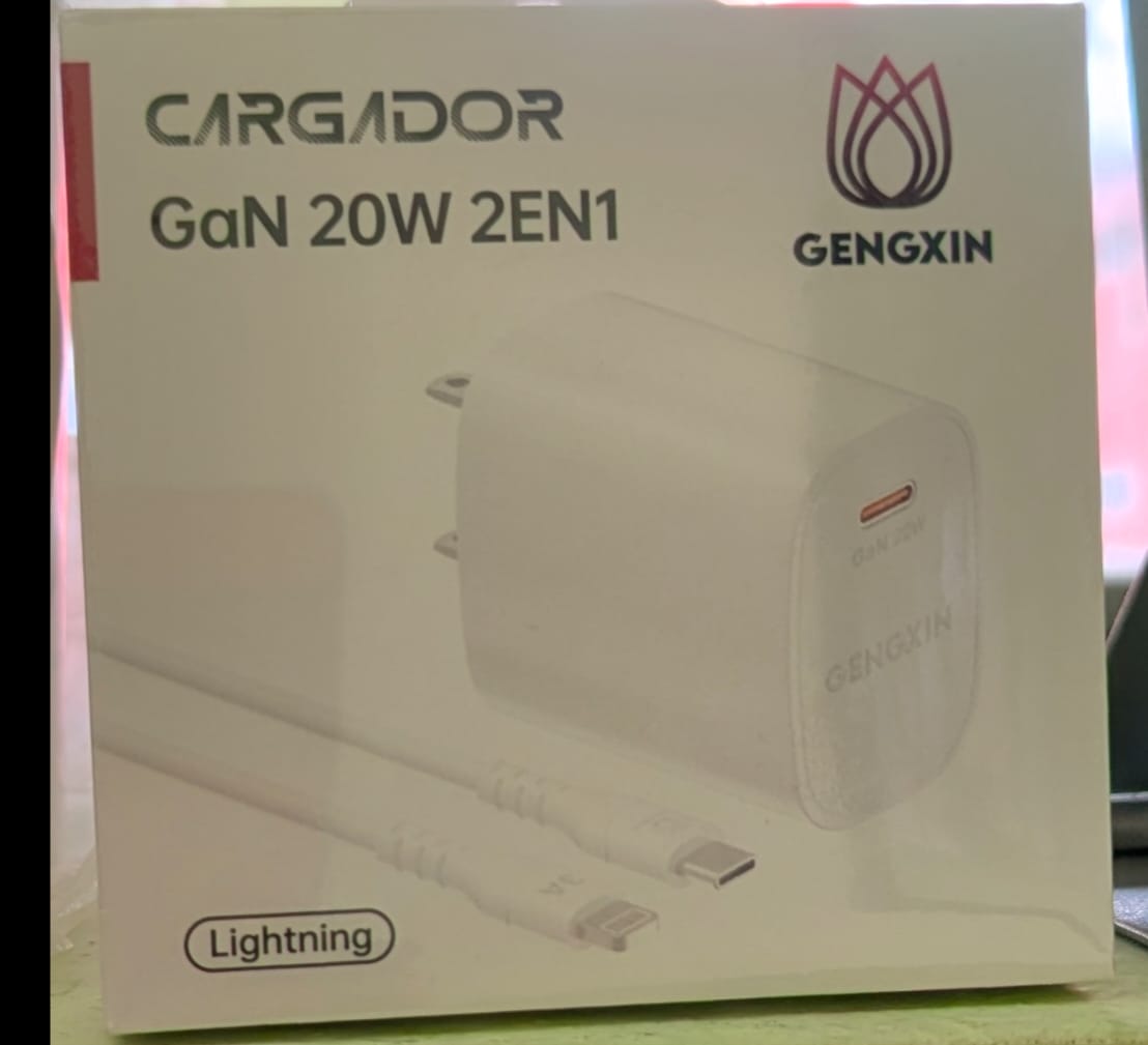 CARGADOR GaN 20W 2EN1