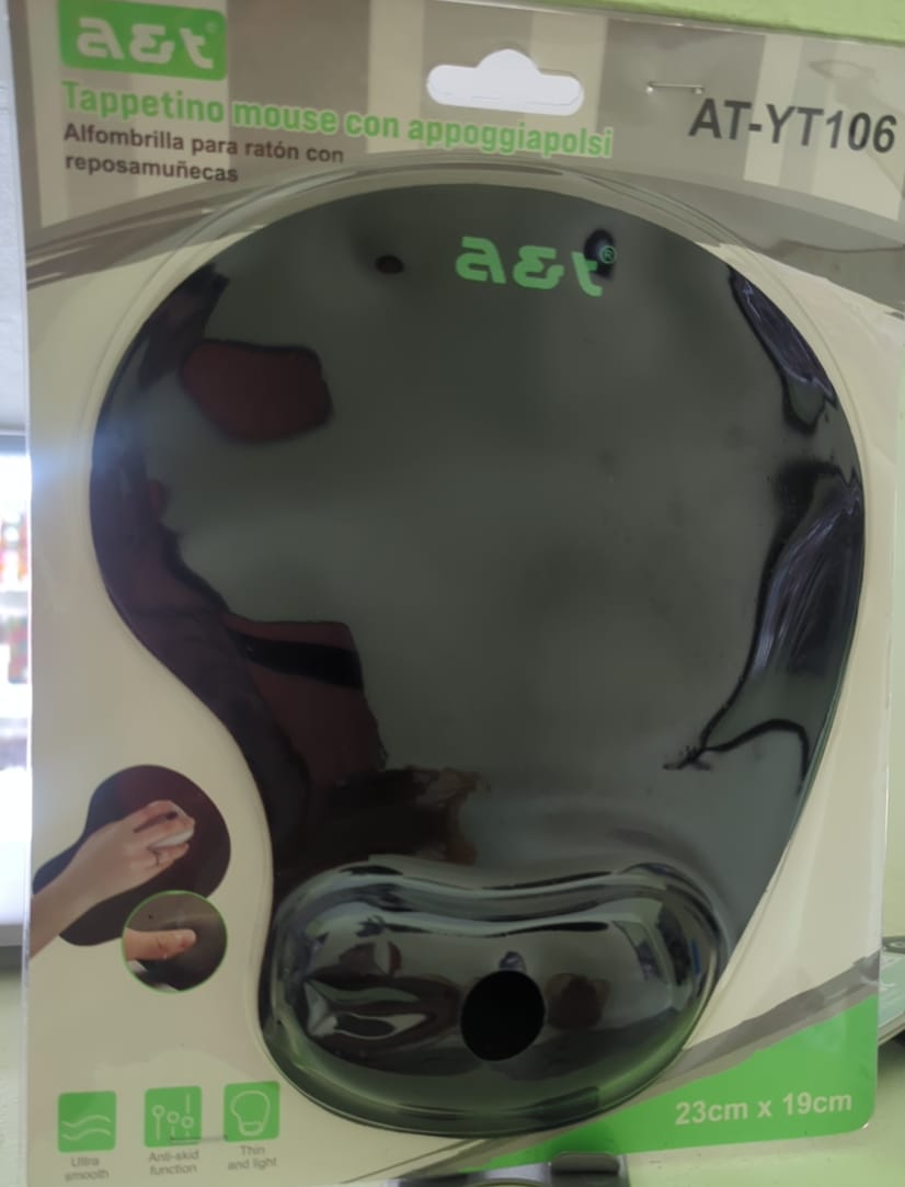 TAPETE MOUSE CON REPOSAMUÑECAS